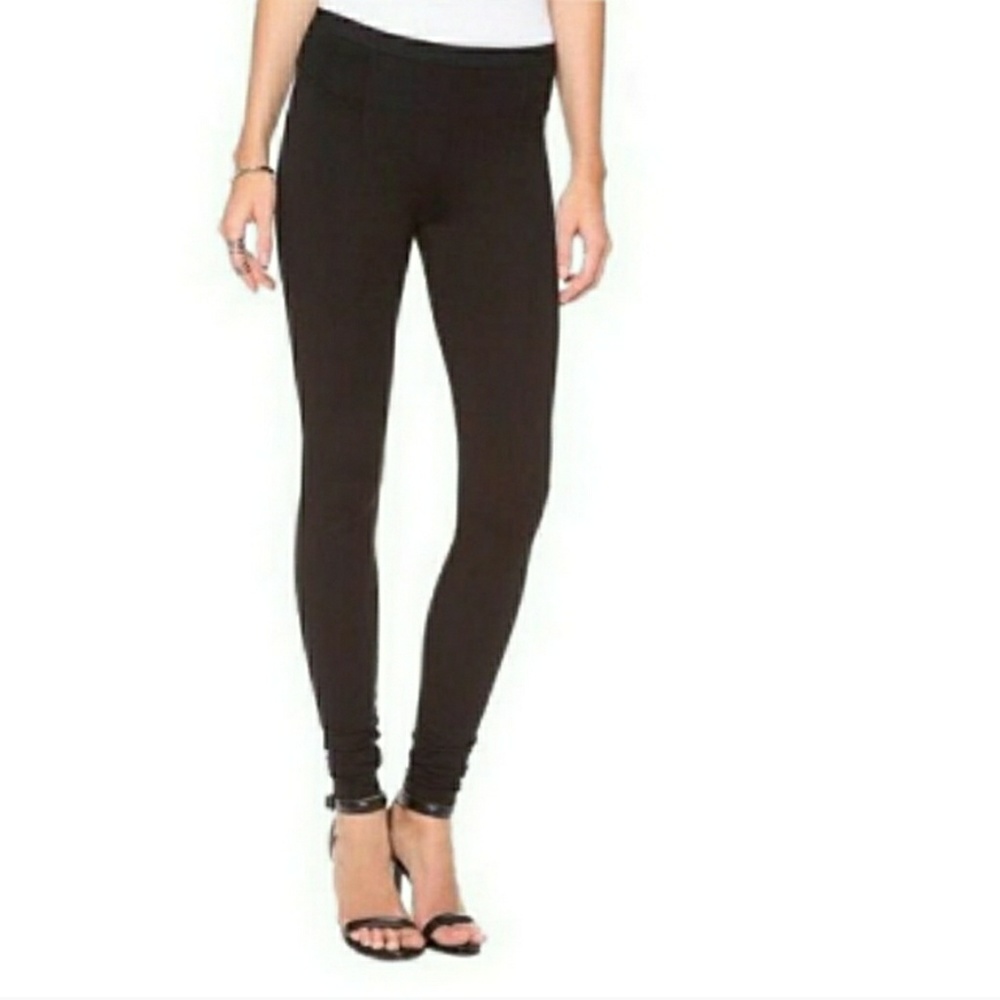 Helmut Lang paneled leggings.